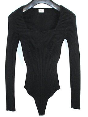 ABERCROMBIE & FITCH RIBBED KNIT BODYSUIT